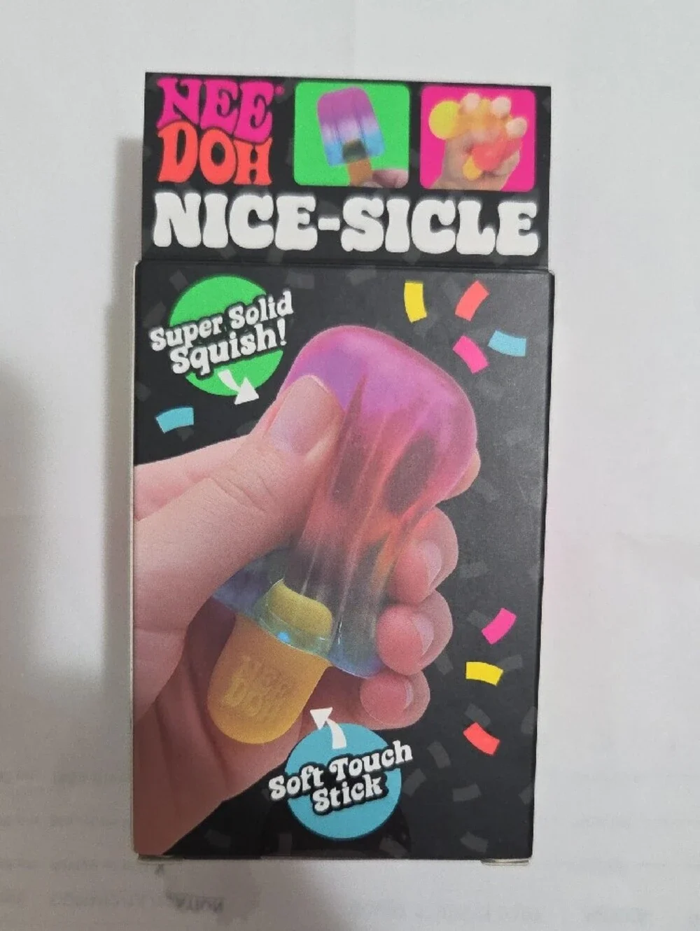 Nice-Sicle Kids Sensory Toy - Pink & Yellow